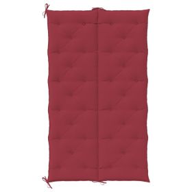 vidaXL Garden Bench Cushion Wine Red 70.9"x(19.7"+19.7")x2.8" Oxford Fabric (Option: as picture)